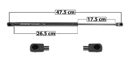 1 Amortiguador 5a Puerta Izq/der Outlander Mitsubishi 03/13