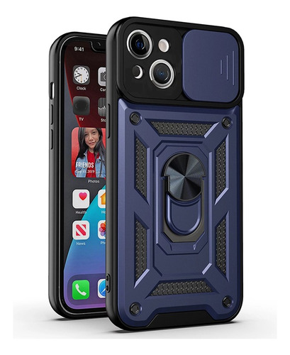 Case Reforzado Armor Protector Para iPhone - Funda Estuche