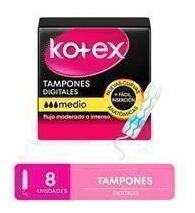 Pack X 6 Unid. Tampones  Medio 8 Un Kotex T.femeninas / Pro