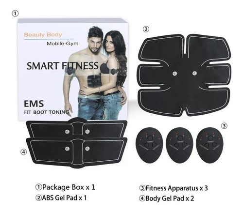 Tonificador Aparelho Muscular Cinta Abdominal Braço Full