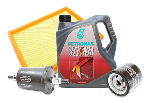 Kit Filtros + Aceite Selenia K 15w40 Fiat Palio 1.8 04