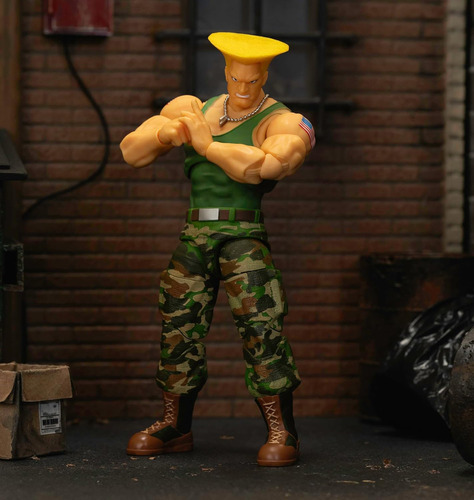 Street Fighter 2 Figura De Guile Original De Jada Toys
