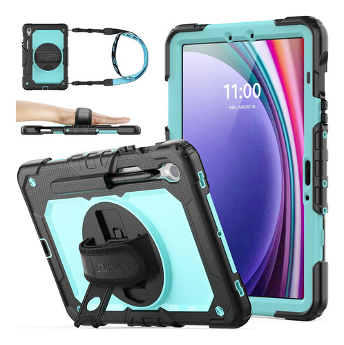 Funda Para Tableta Samsung Galaxy Tab S9/s9 Fe 5g Azul