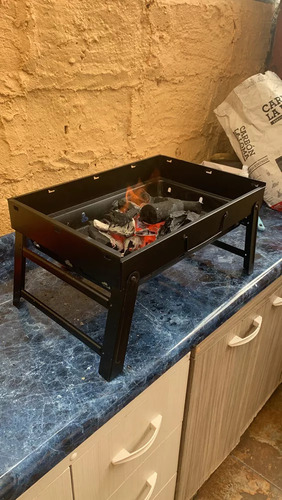 Parrillera Portatil Carbon Barbacoa Pinchos Cocina Parrilla
