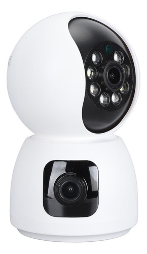 Câmera Wifi De Lente Dupla Interna 1080p 355° Giratória Long