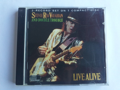 Cd Disco Compacto Rock - Stevie Ray Vaughan - Live Alive * (Usado)