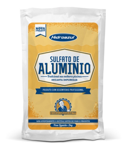 Sulfato Aluminio Fino 2kg Hidroazul
