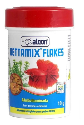 Ração Para Peixe Betta Mix Alcon 10g