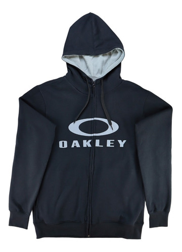 Moletom Oakley Bark F/z Hoodie Capuz Com Ziper 