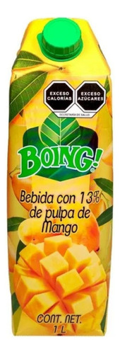 Bebida Boing Tradicional Con 13% Pulpa De Mango 1 L