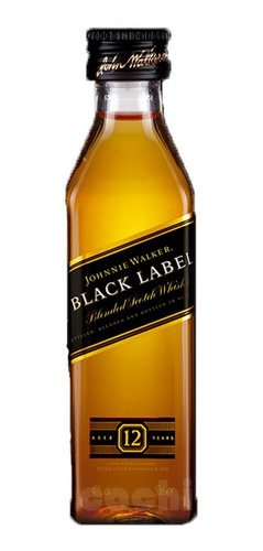 Whisky Johnnie Walker Black Label 50ml Miniatura