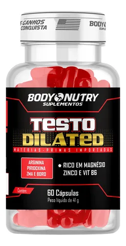 Suplemento Testo Gh Dilated - 60 Cápsulas Body Nutry