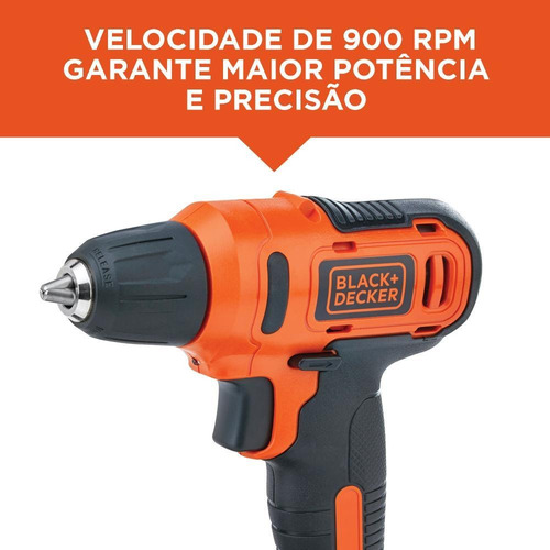Parafusadeira/furadeira 3/8'' 12v + 13 Acess. Black+decker