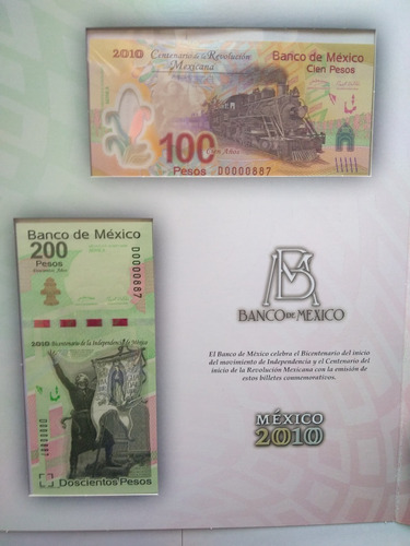 Set Billetes 2010 Bicentenario Independencia Y Revolución