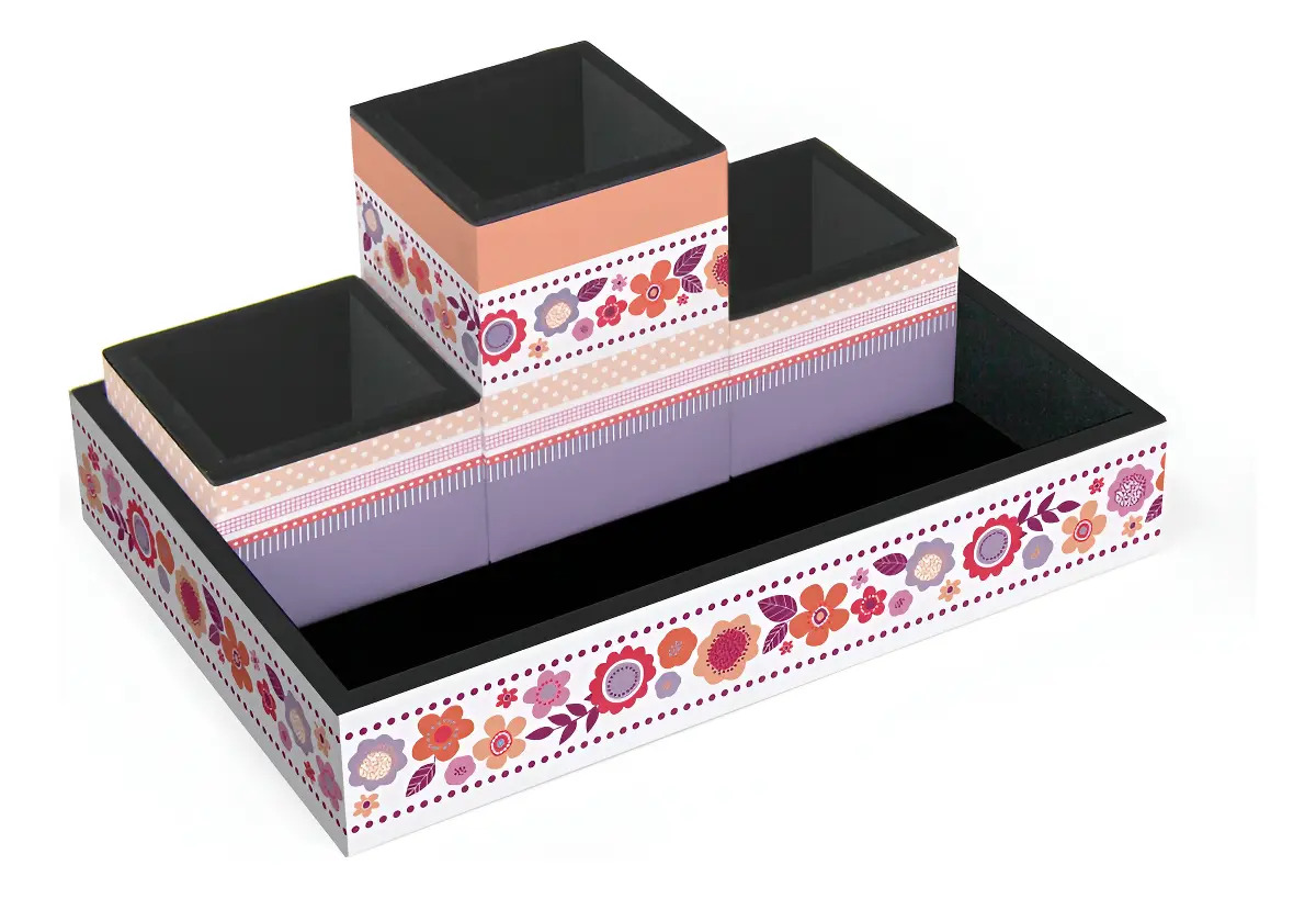 Organizador Mesa Porta Treco Caneta Fina Ideia