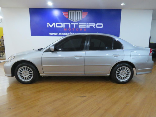 Honda Civic 1.7 Ex Aut Blindagem Iiia Completa C/ Couro