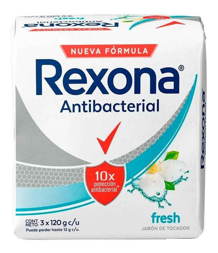 Jabón Rexona Antibact.fresh 360 Gr