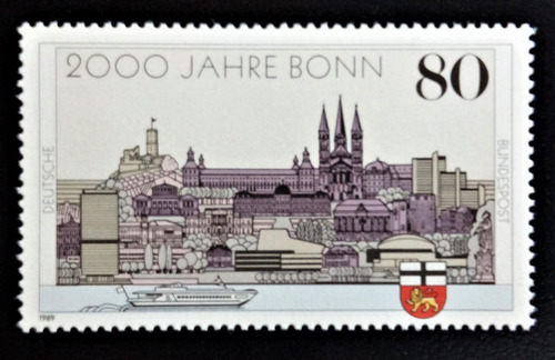 Alemania, Sello Mi 1402 2000 Años De Bonn 1989 Mint L16160