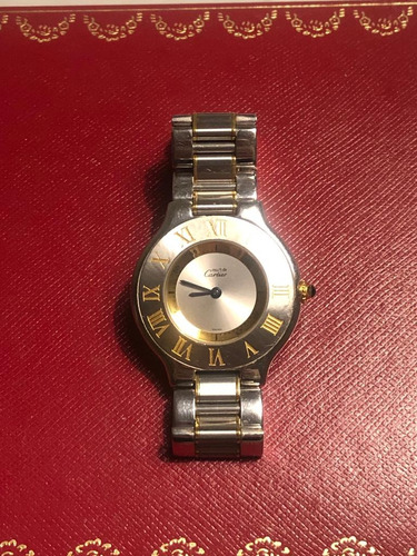 Cartier Xxi Original Con Estuche Oportunidad De Dama