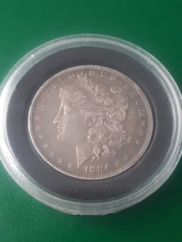 Moneda Eeuu 1884 O 1 Dolar Morgan Plata Estado Muy Bueno (Usado)
