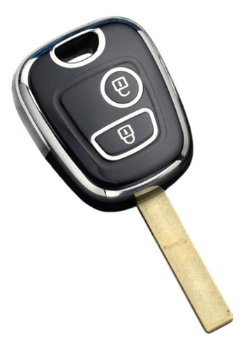 Funda Cubrellave Tpu Compatible Con Peugeot Citroen 206 C3