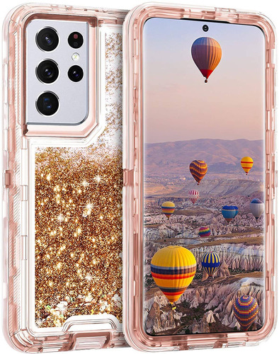 Funda Para Samsung Galaxy S21 Ultra 5g (color Oro Rosa)