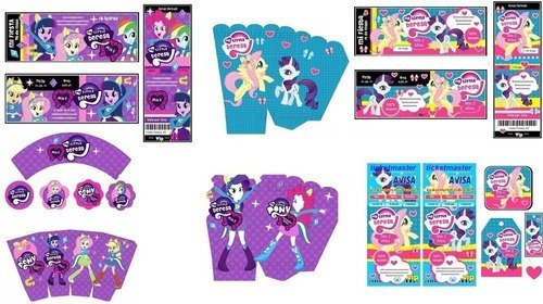 Kit Imprimible   My Little Pony Mi Pequeño Pony