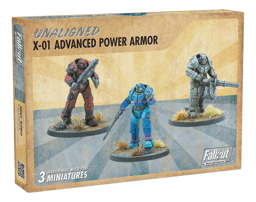 Miniaturas Modiphius Fallout Wasteland Warfare X-01 Power Ar