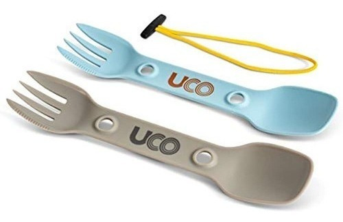 Uco Utility Spork 3 En 1 Combo Cuchara, Tenedor Y Cuchillo,.