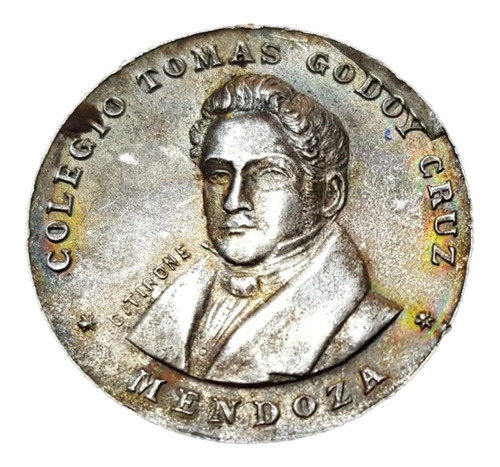 Antigua Medalla Colegio Tomas Godoy Cruz. Mza. 1903. 58065