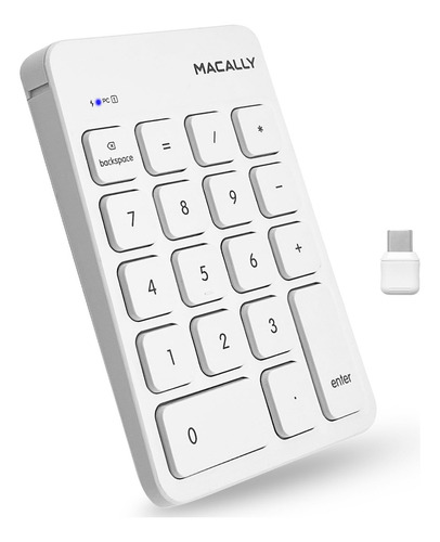 Teclado Numérico Inalámbrico Macally Usb-c 10 Teclas