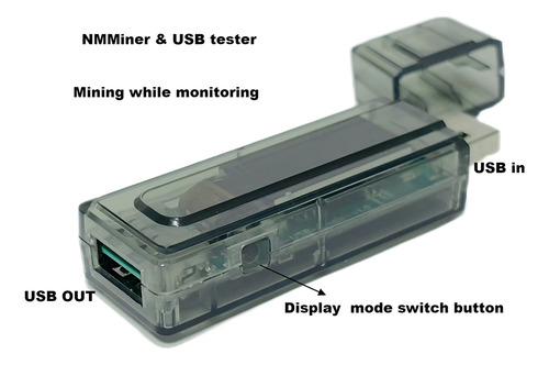 Nmminer Miner 117kh/s Usb Chain Esp32 Crypto Miner Com Adap