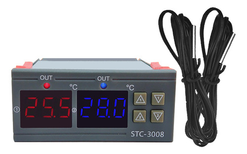 Pantalla Digital Del Controlador Electrónico De Temperatura