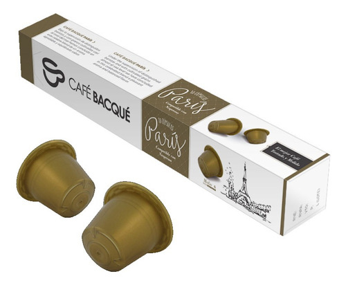 Cafe Capsula Nespresso Bacque Paris Medio X10u