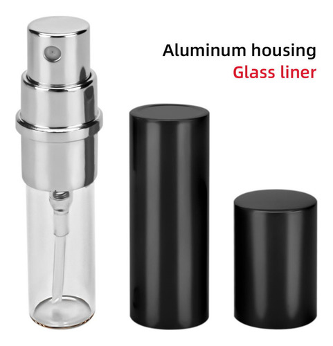 Mini Botella Atomizadora De Perfume Recargable De 5 Piezas D