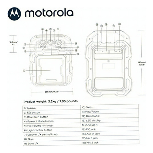 Motorola Rokr 800 Altavoz Bluetooth Inalámbrico Subwoofer