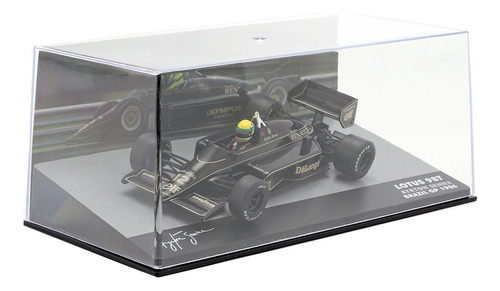 Lotus 98t # 12 Ayrton Senna Gp Brazil 1986 Escala 1/43