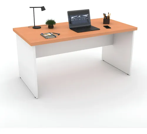 Mesa 1.40x60 Escritório Escrivaninha Tampo 40mm Br | Frete grátis