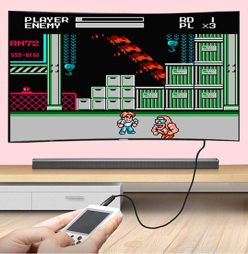 Consol De Juegos De Rompecabezas De Tv Retropara Niños400en1