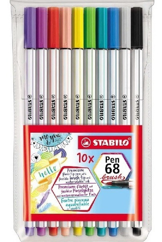 Stabilo Pen Brush Estojo C/10