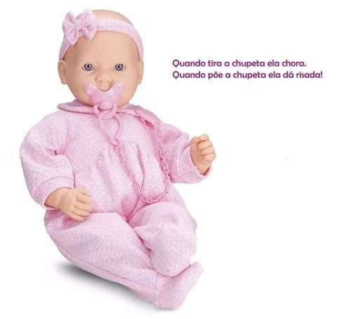 Roma Brinquedos Bebé Baby by Roma llora y ríe 5182