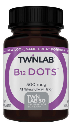 Twinlab B-12 Dots - Suplementos De Apoyo A La Produccion De