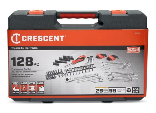 Caja De Herramientas 128 Pc Crescent