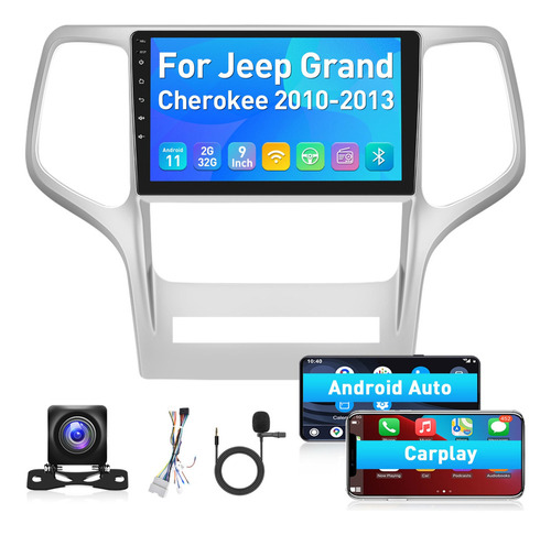 Autoestéreo Android11 2+32g Para Jeep Grand Cherokee 2008-13