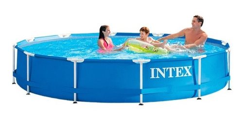 Imagen 2 de 4 de Piscina Armable Redonda Intex 366 X 76 Cm