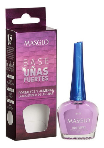 Base De Esmalte Uñas Fuertes Masglo