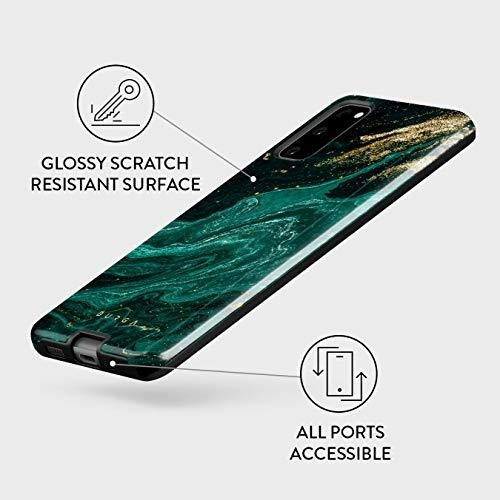 Case Para With Samsung Galaxy S20 Emerald Green Jade Stone