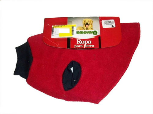 Polera Polar Para Perros Y Gatos Rojo Talla 10