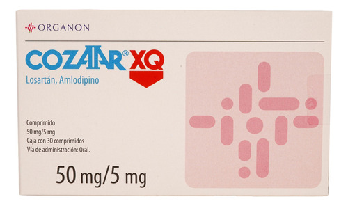 Cozaar Xq Comprimido 50 Mg/5 Mg, 30 Comprimidos