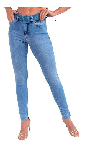 Imagem 1 de 7 de Calça Jeans Cigarrete Feminina Revanche Renee